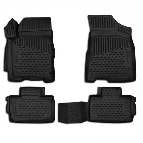 3D Rubber Tray Floor Mats Tailored for Nissan Qashqai 2014->ON