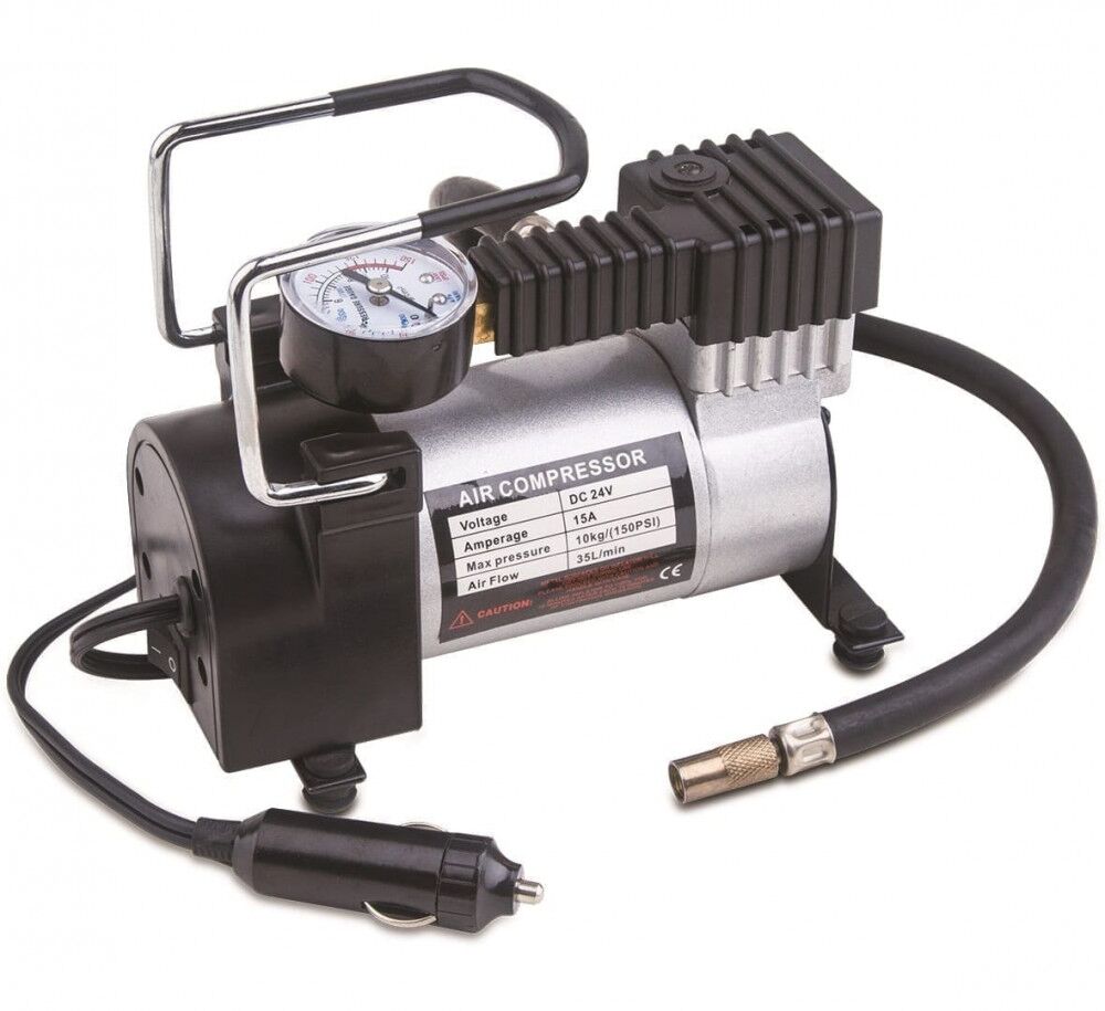 Heavy Duty 12V DC Portable Air Compressor / Inflator