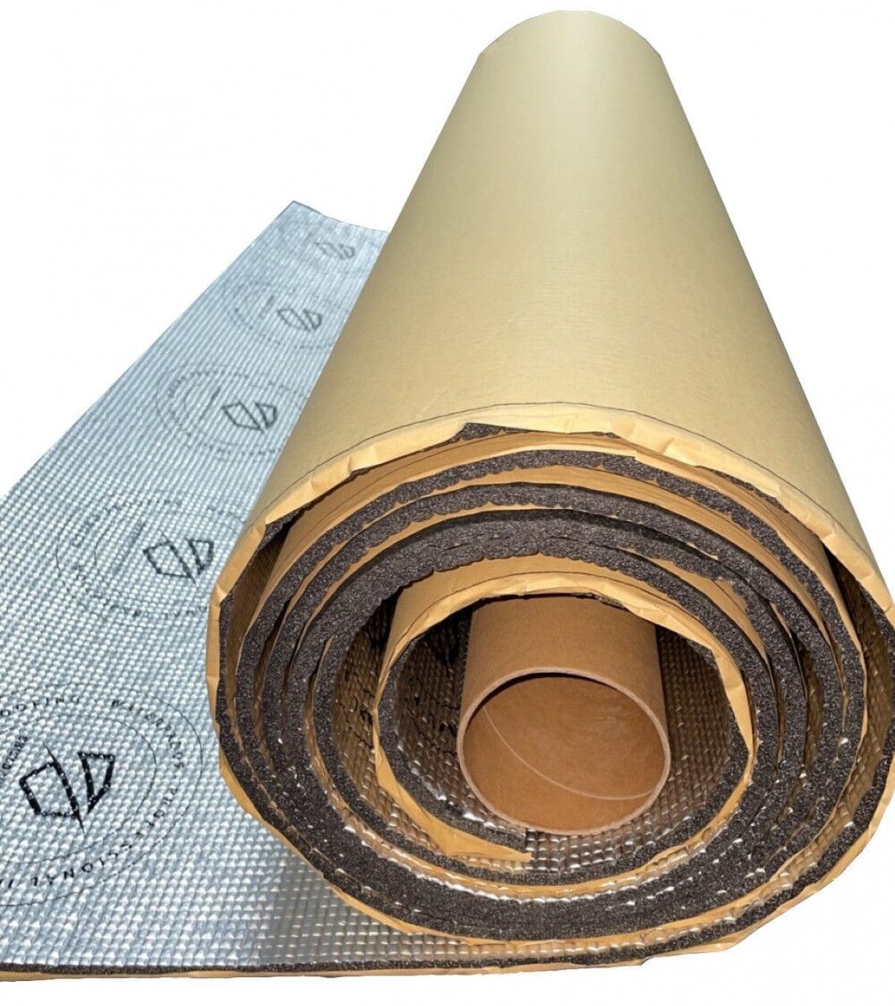 Camper Van Aluminium Self Adhesive Insulation Floor Roof Sound Proof 10mm Thick