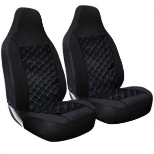 1+1 Piping Square Quilting Seat Covers