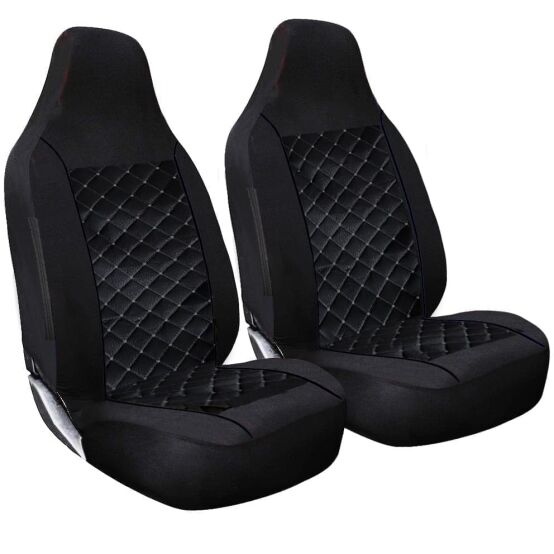 1+1 Piping Square Quilting Seat Covers