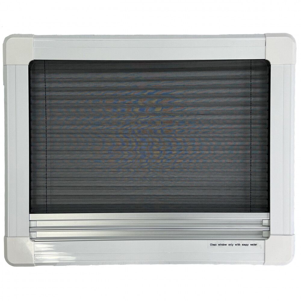 Top Hinged Cassette Camper Window with Black out Blinds and Fly Net Screens