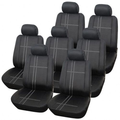 Universal Texas Style 14 Piece Seat Cover Set for 7 Seaters