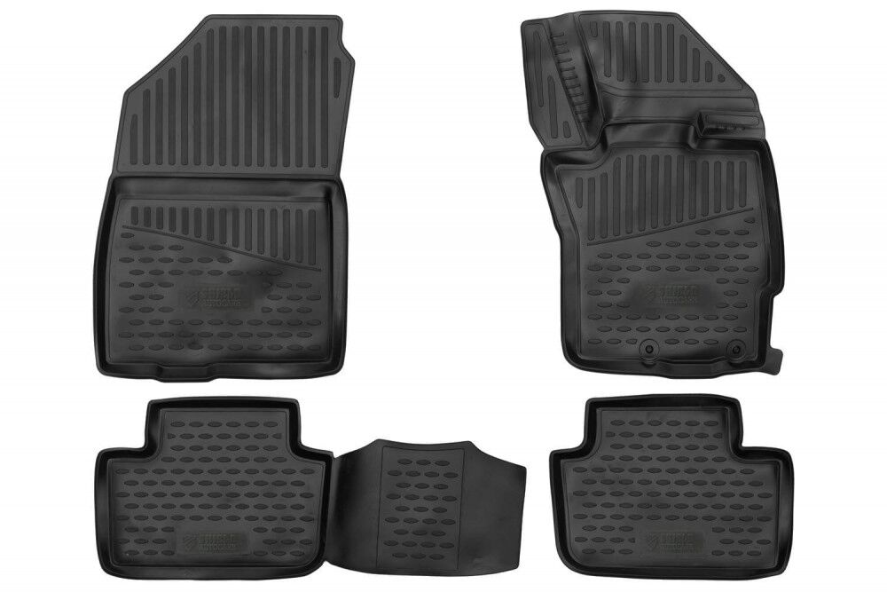 3D Rubber Tray Floor Mats Tailored for Mitsubishi ASX 2013->ON