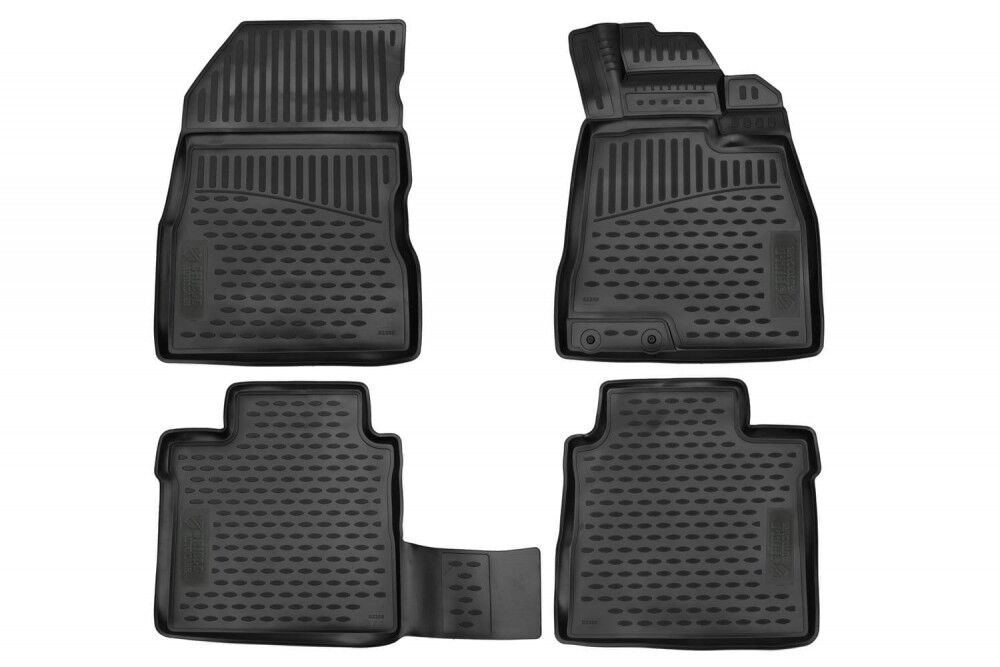 3D Rubber Tray Floor Mats Tailored for Nissan Note 2012->ON