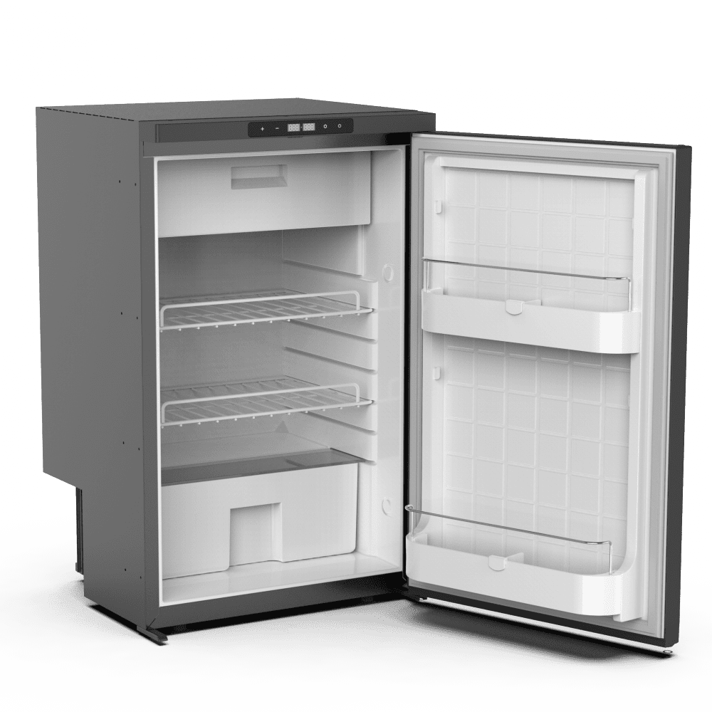 Cool Mate 83L 12/24v Camper Van RV Compressor Fridge Refrigerator Freezer Black