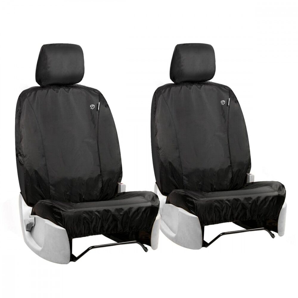FULLY TAILORED HEAVY DUTY 1+1 (Driver + Passenger) CAR SEAT COVERS for FORD RANGER T6