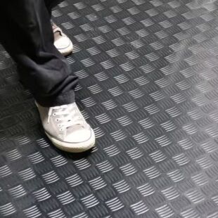 5bar rubber matting checker flooring