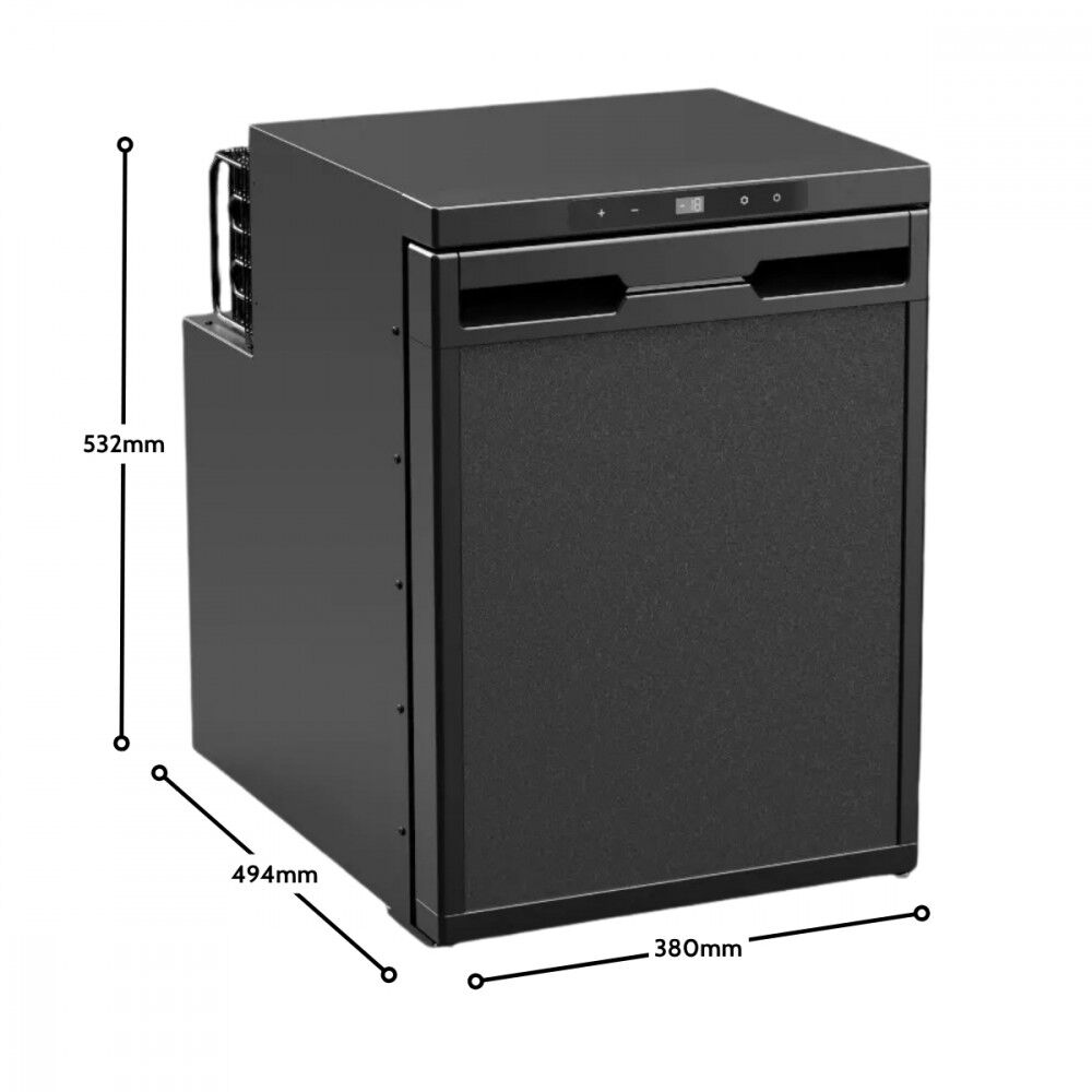 coolmate 44l 12v fridge campervan dimensions