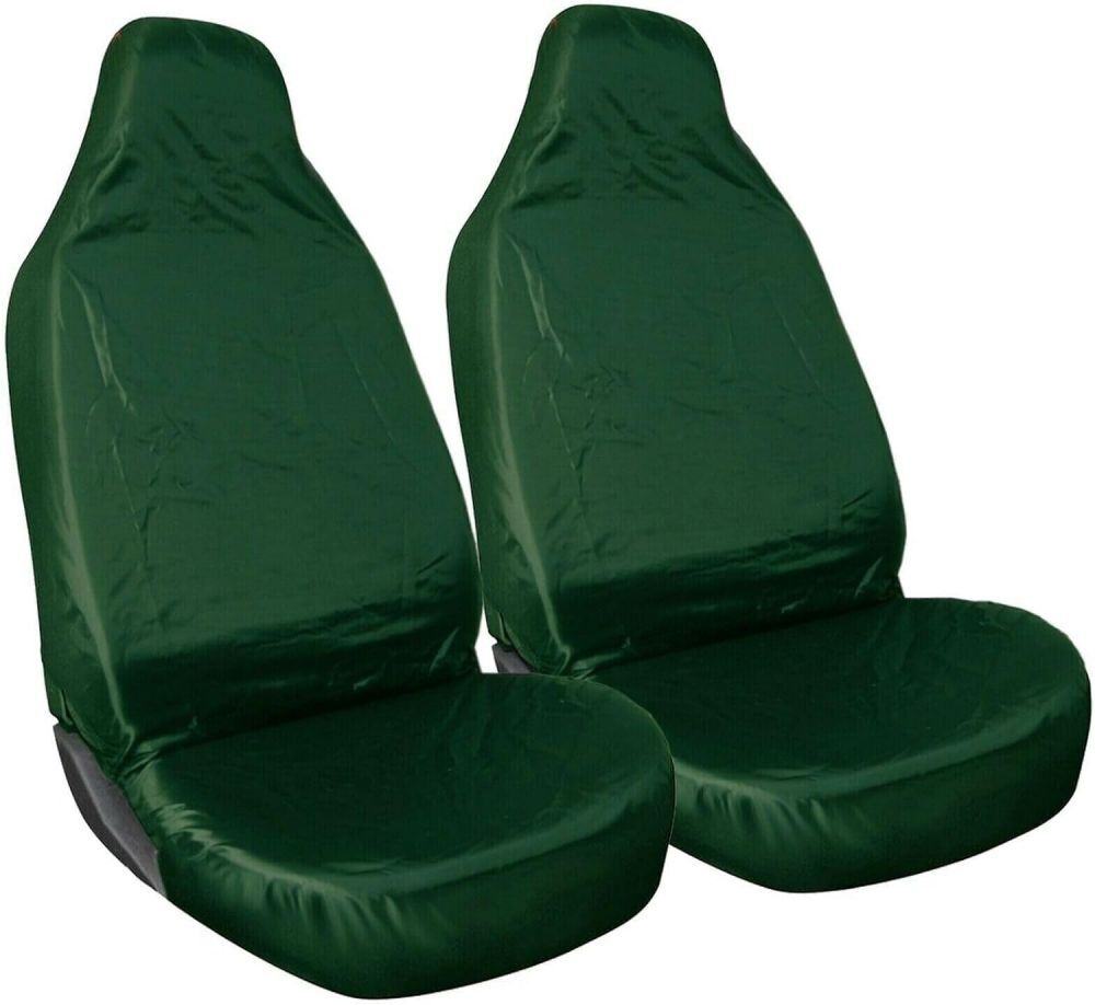 1+1 hd universal van car seat cover front driver passenger green
