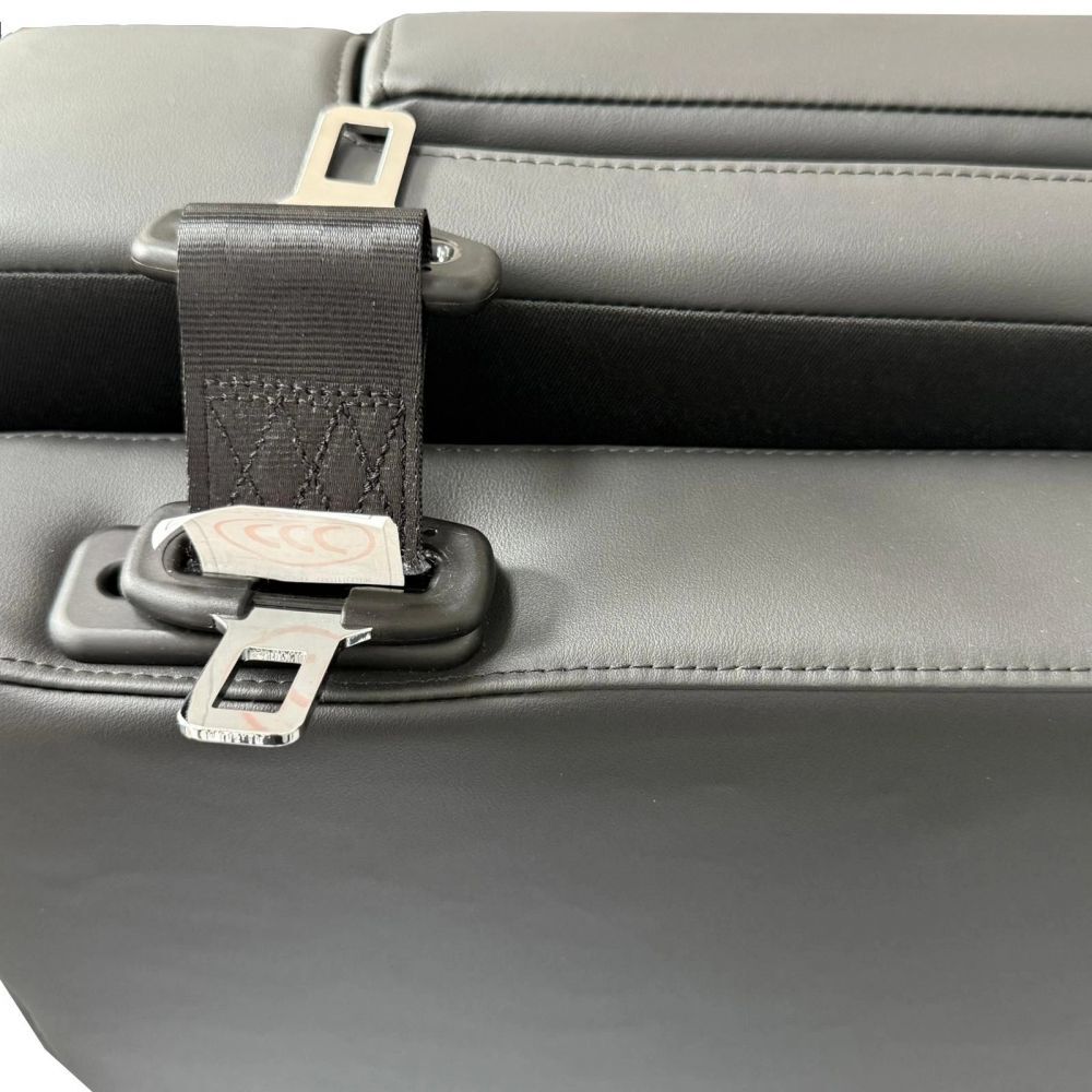 black campervan rock and roll bed 34 quarter quilted leather 11