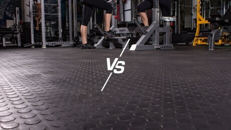 rubber matting vs pvc lino vinyl flooring difference