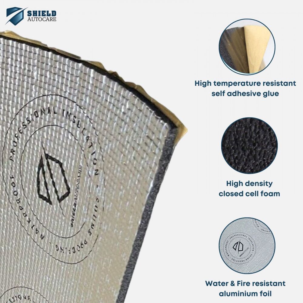 van insulation campervan foil sound deadening layers