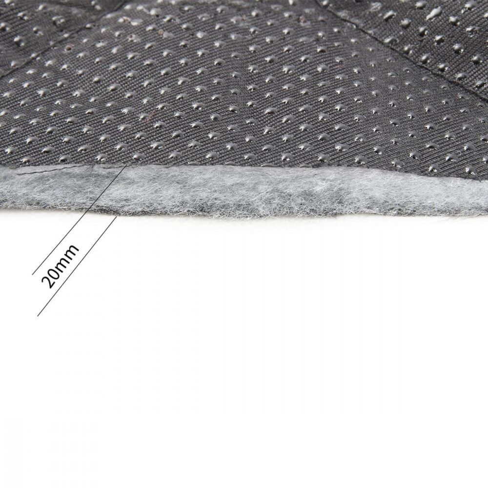 Heavy Duty Universal 3in1 Rear Seat, Quilted Pet Hammock Boot Liner with Side Pannels