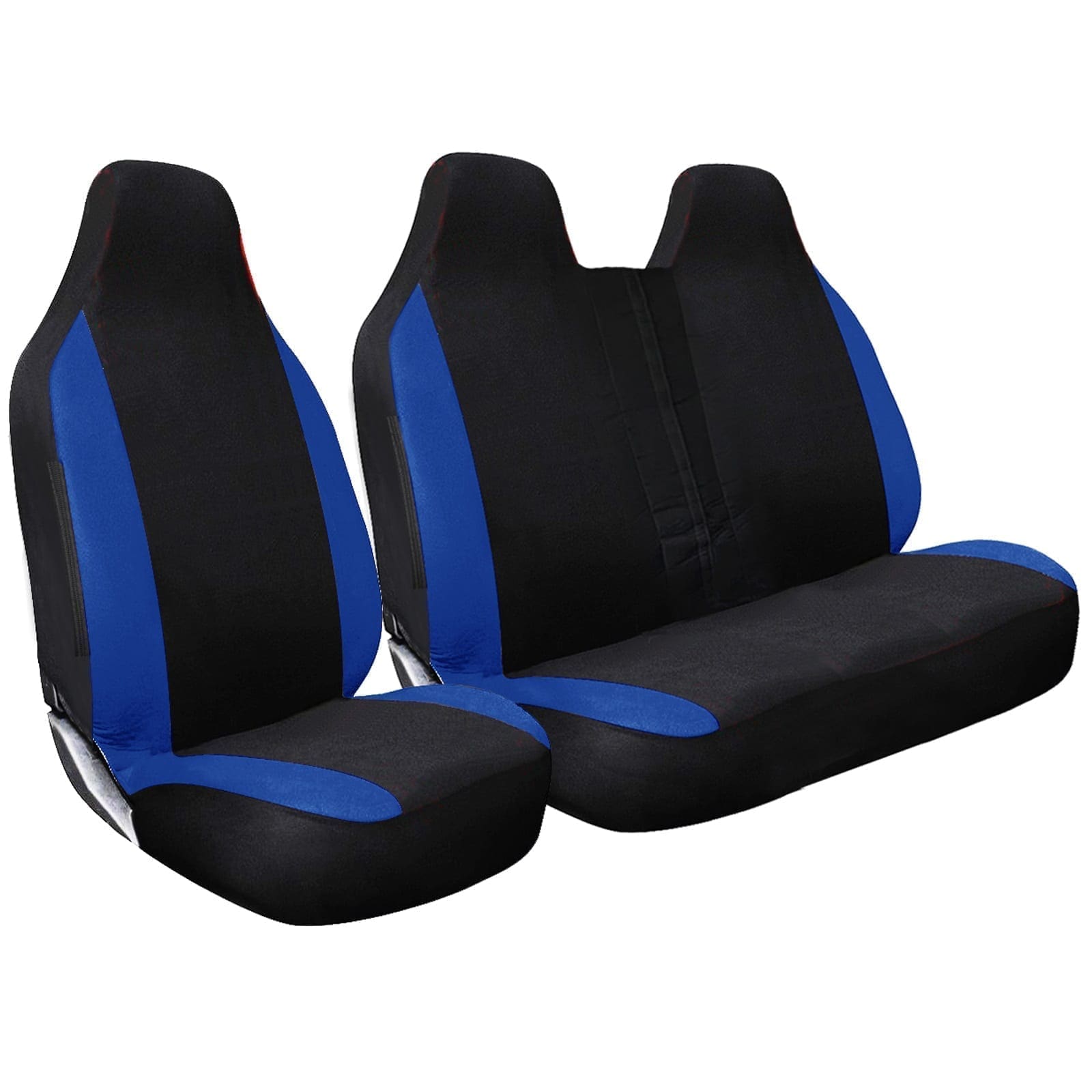 2+1 Racing Panel Polyester Van Seat Covers