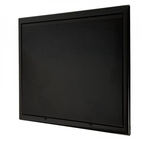 flat campervan window with black blind fly net 10